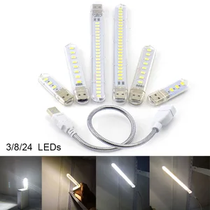 3 8 24 светодиодный Ода 5 в постоянного тока, USB-флэш-ламсветильник, ночсветильник, лампа с теплым белым светом, лампа для чтения книг для Note, внешний аккумулятор, освещение для компьютера, комнатного освещения