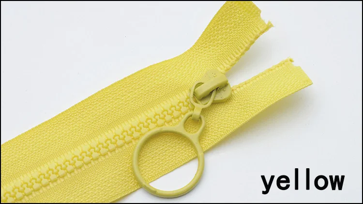 yellow 10 шт. 3# Meetee молнии из смолы 25 см закрытые и 60 см открывающиеся молнии для DIY ремесла швейные сумки кошелек аксессуары для одежды A1-1 - Цвет: yellow