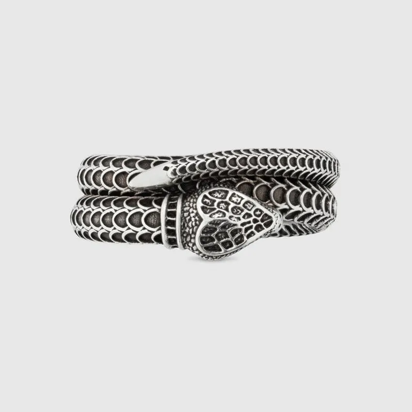 

Men's and women's Silver RING 925 pure silver snake design original product Festival gift 2021