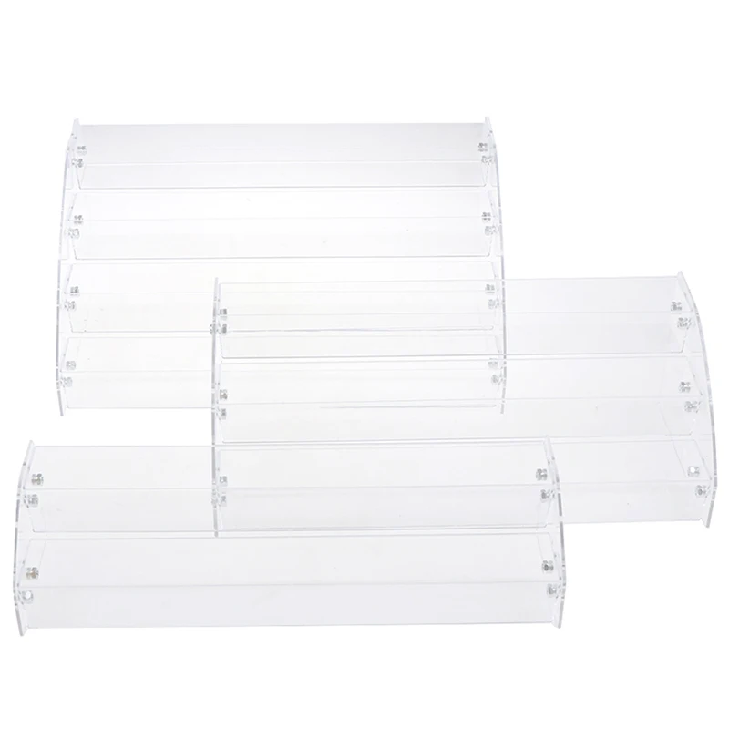 2-4 слоя съемный органайзер для лака ногтей акриловый прозрачный ящик хранения