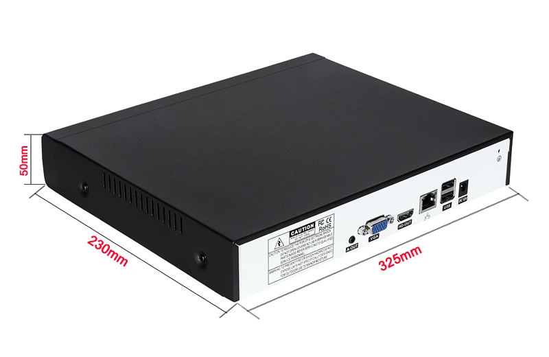 Обнаружение лиц 12V Hi3536C XMeye Видеорегистратор видеонаблюдения 8MP 4K 32CH 32 канала H.265+ 2