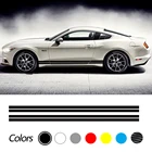 Наклейки на автомобиль, виниловые двери в полоску, боковая юбка, спортивные наклейки на тело для Ford Mustang 2000-2021 GT Shelby 500, аксессуары