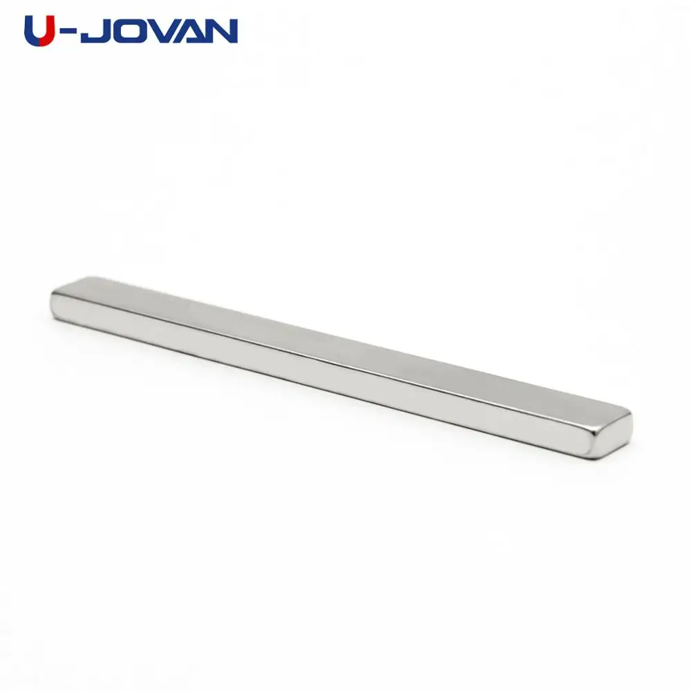 U-JOVAN 2pcs 100x10x5mm N35 בלוק חזק Neodymium מגנט קבוע נדיר Earth מקרר מגנטים מרובעים 100*10*5mm