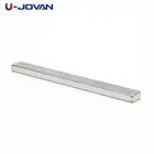 U-JOVAN 2 шт. 100x10x5 мм N35 блок мощный неодимовый магнит постоянный редкоземельный магнит на холодильник квадратные магниты 100*10*5 мм