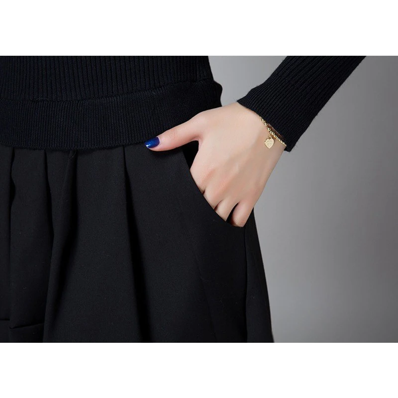 2018 женские зимние платья корейский дизайн повседневное модное пикантное