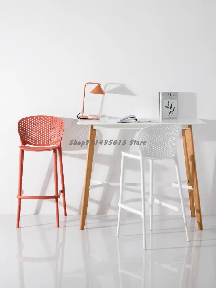Современный минималистичный утолщенный высокий стул индивидуальный