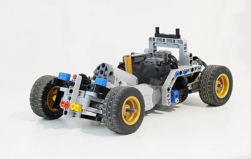 Технология строительный блок MOC 27623 мини спортивный автомобиль дистанционный