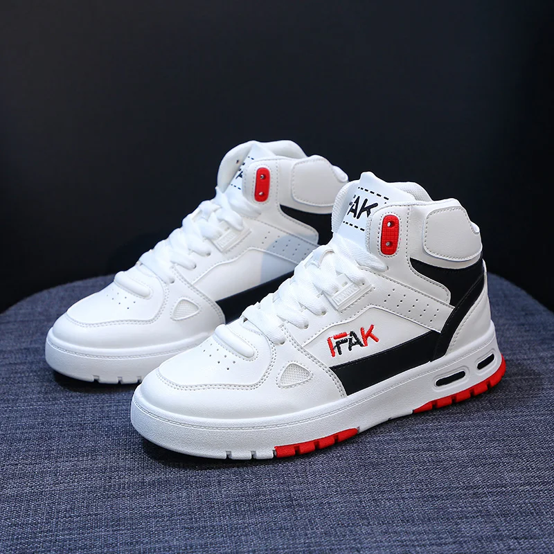 

2021 spring and autumn new high-top white women's trendy shoes sports casual shoes all-match running shoes student shoes