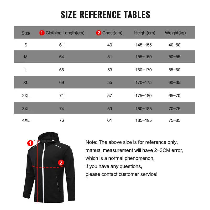 

Men Running Jackets Outdoor Casual Hooded Coat Jogging Fitness Sports Hoodies Workout Sweatshirt Clothing Zipper Plus Size Black