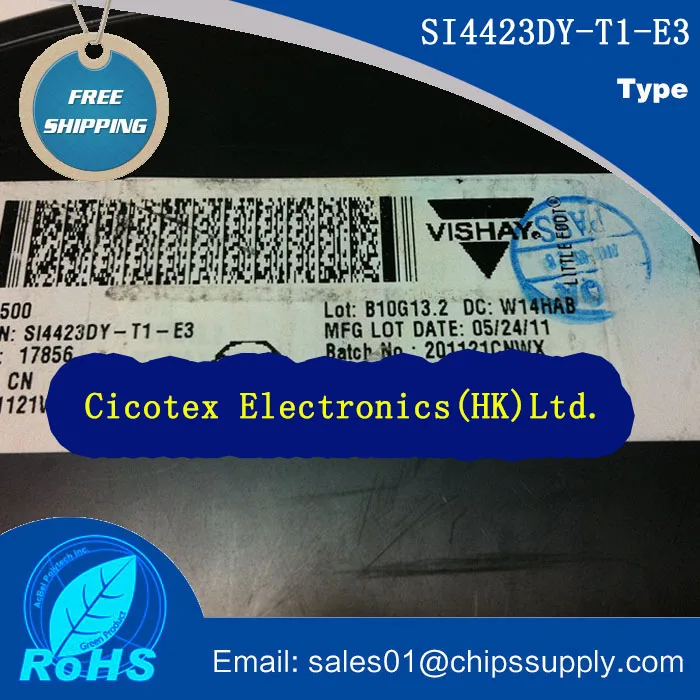 5 шт./лот SI4423DY-T1-E3 4423 лапками углублением SOP-8 MOSFET P-CH 20 V 10A 8-SOIC | Освещение
