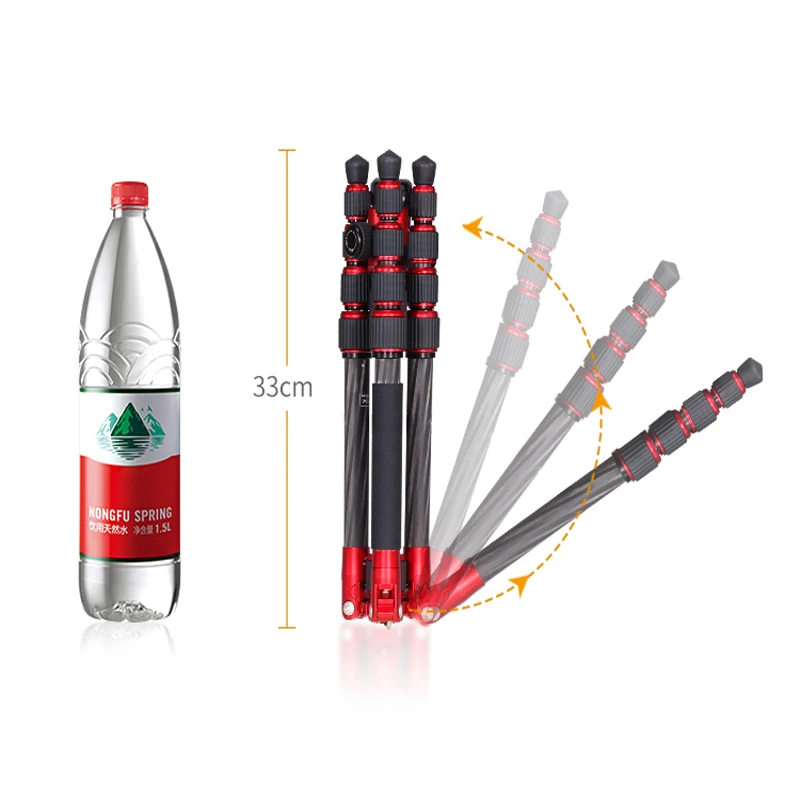 Штатив из углеродного волокна BENRO MC09 SLR camera micro single bracket travel portable PTZ tripod set |
