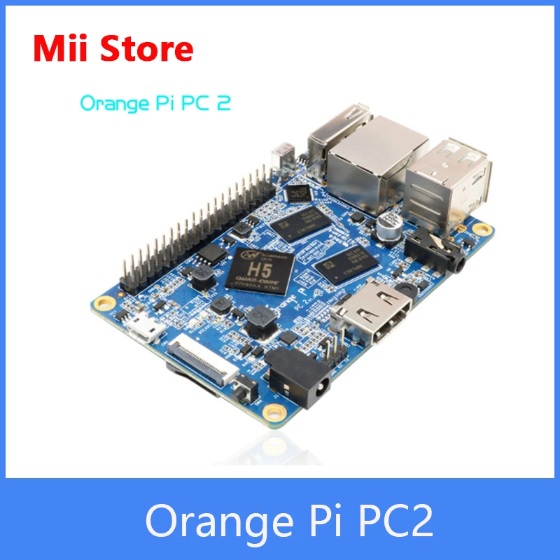Новый одноплатный компьютер Orange Pi PC2 H5 64-бит поддержка Ubuntu/Debian/Android мини-ПК с