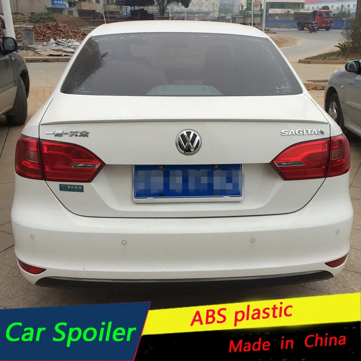 Спойлер для Volkswagen спойлер Jetta из ABS материала праймер заднего крыла автомобиля