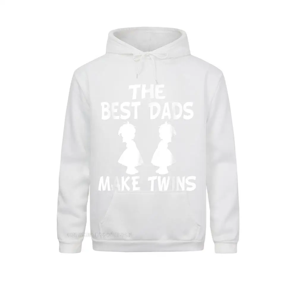 Мужские толстовки с капюшоном винтажные надписью The Best Dads Make Twins | Мужская одежда