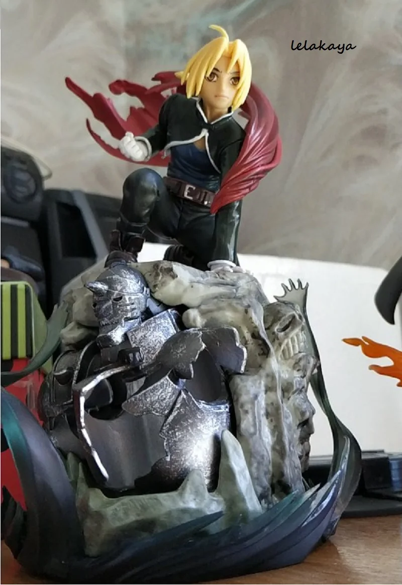 22cm Cartoon Anime Fullmetal Alchemist Action Figure Edward Elric Limited Edition Ver Model 1/8 Scale Painted Fighting Toy 8.7'' |