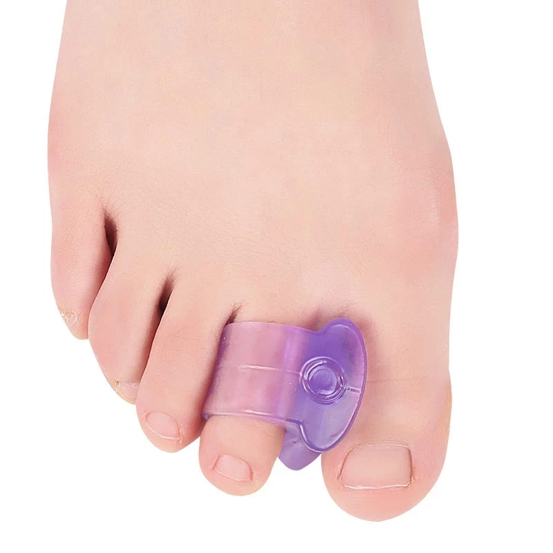 

10pcs=5pairs Foot Care Corrector Silicone Toe Spacer Ring Bunion Gel Separator Protector Hallux Valgus Straightener Pedicure
