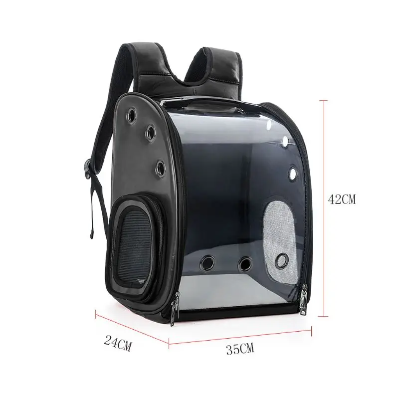 

Portable Astronaut Capsule Breathable Pet Cat Puppy Travel Backpack with Space Transparent Vision Cushion Carrier Bags 2019
