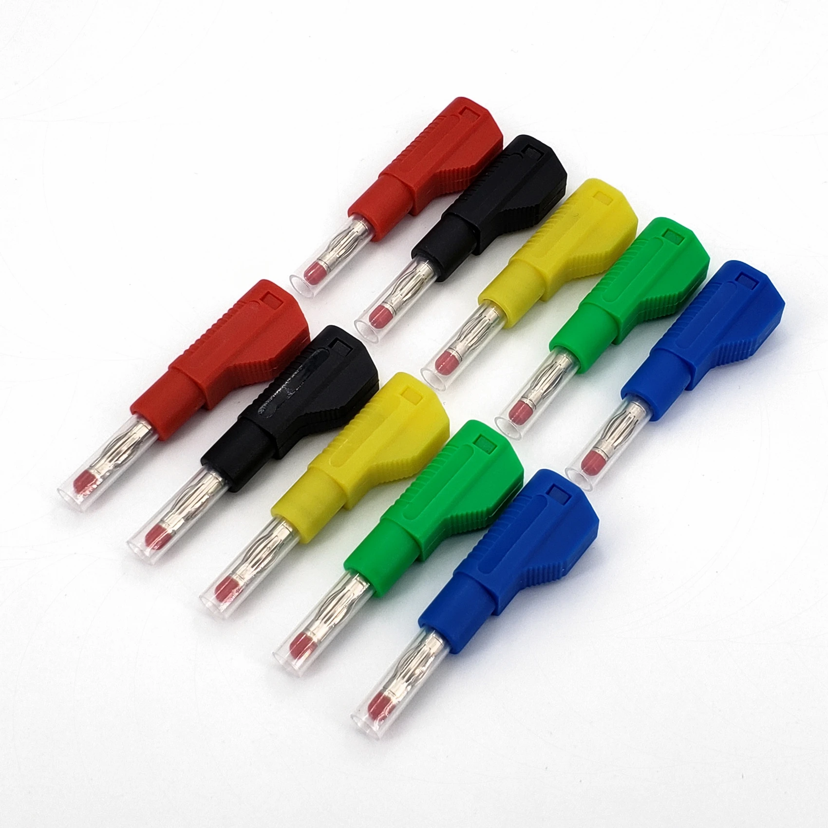 10 шт. 4 мм Выдвижная трубка Штабелируемый разъем типа банан для припоя |