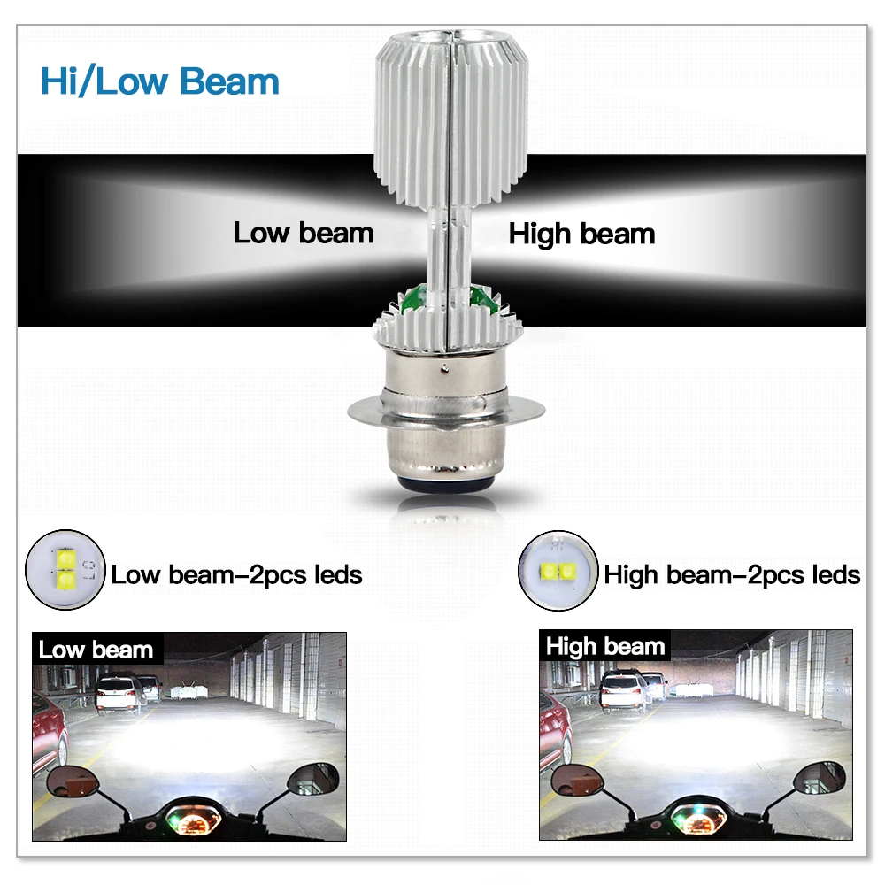 Светодиодные лампы для передних фар противотуманных P15D H6M YAMAHA Гризли 125 350 450 600 Kodiak