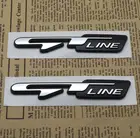Автомобильная наклейка GT Line, буквы, наклейки для Daewoo Badge Winstom este o Nexia Matiz Lanos Nubira Lacetti Leganza