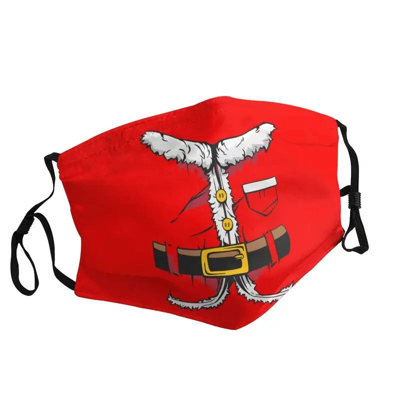

Мужской пылезащитный респиратор для лица, с принтом Санта Клауса