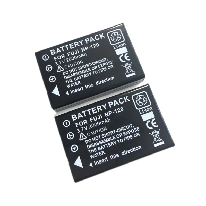 2000mAh NP-120 Replacement Camera Battery for Fuji NP120 Pentax DL17 Kyocera-Contax BP1500 RICOH DB-43 FinePix F11 M603 - купить по