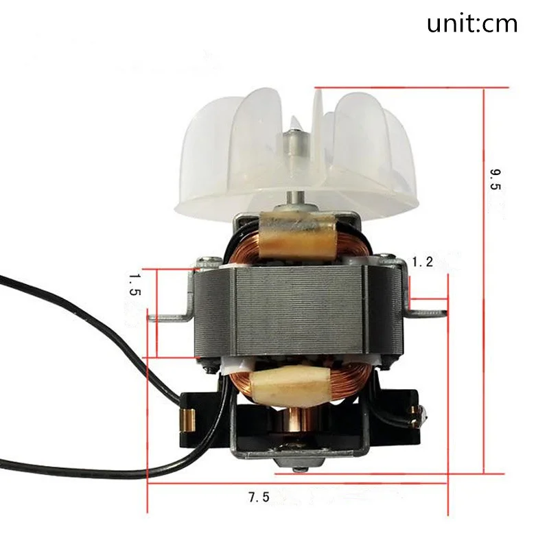 Высокомощный фен электродвигатель переменного тока модель однофазный