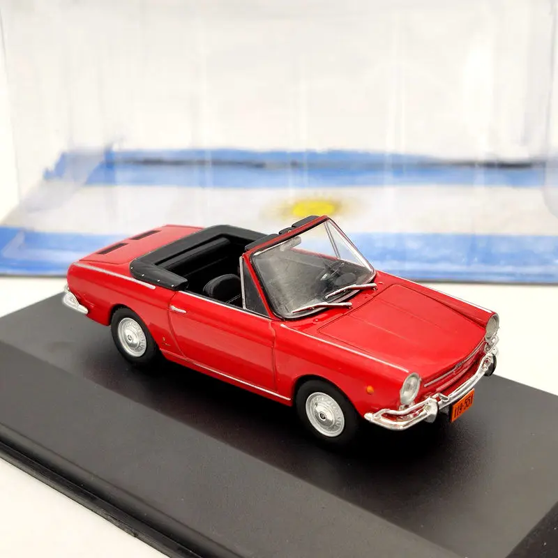 IXO 1:43 для Fiat 800 Spider 1966 красные литые модели автомобилей Ограниченная серия