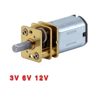 1pcs n20 mini motor dc 3v6v12v metal gear with gearwheel gearbox micro dc motor 153050601002003005001000rpm for robot