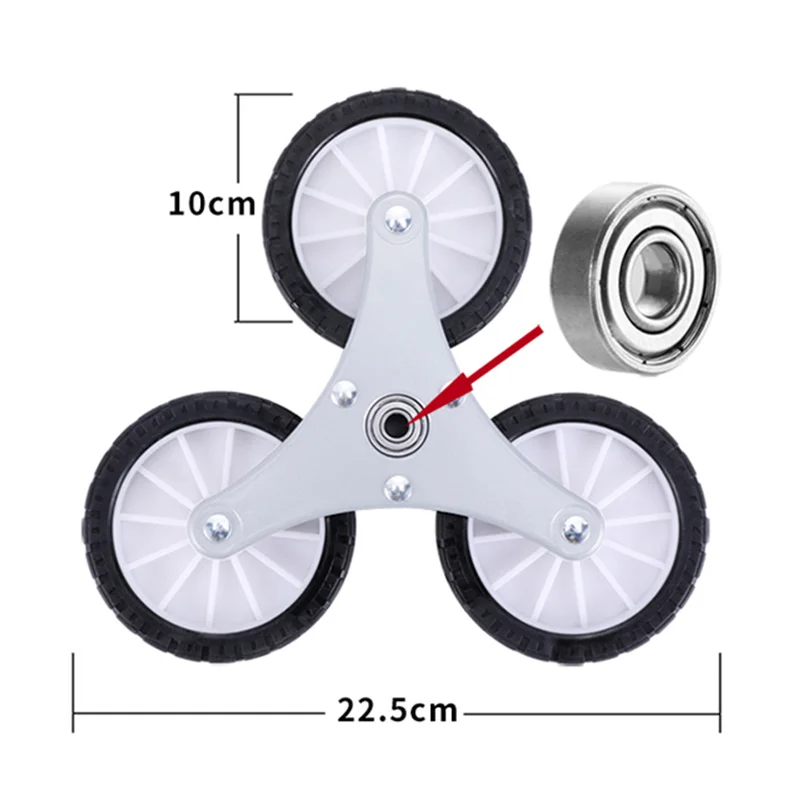 Сменное резиновое колесо ALWAYSME для подъема по лестнице тележки и тележка