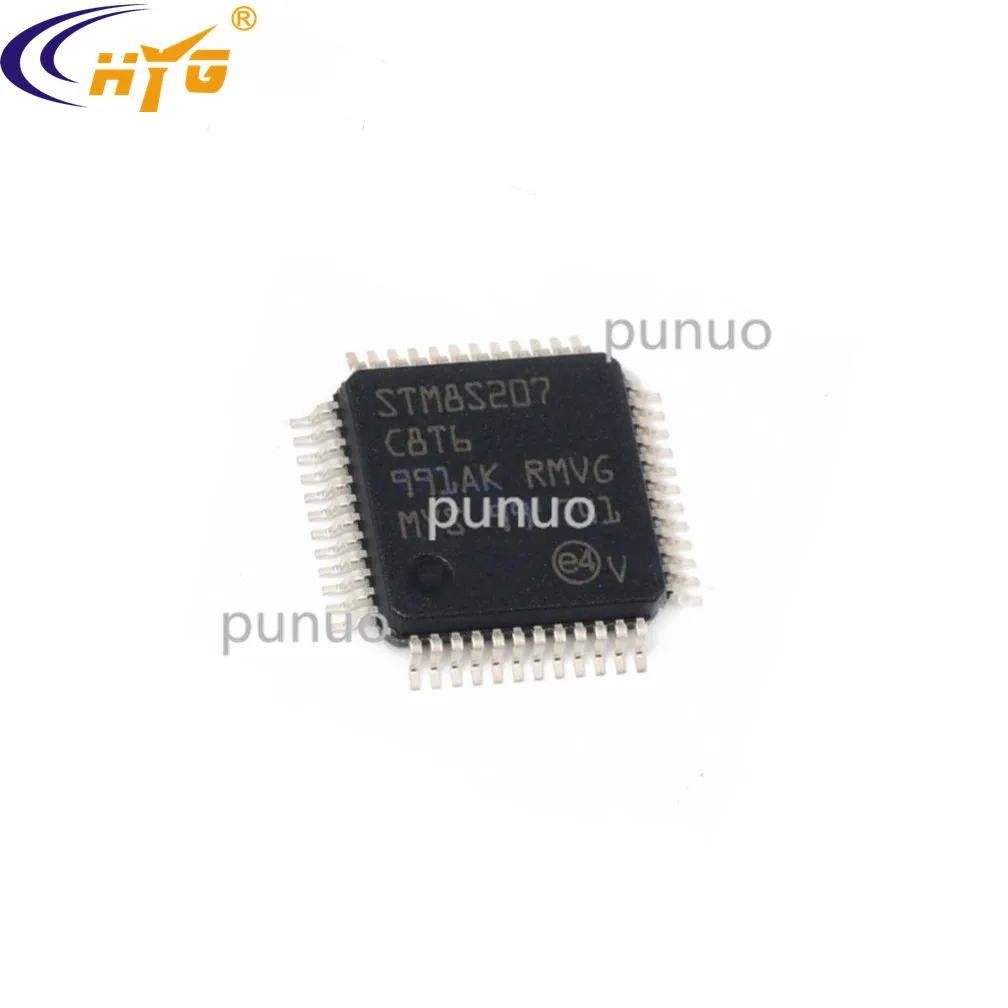 Оригинальная аутентичная Инкапсуляция STM8S207C8T6 LQFP48 8bit MCU 10bit ADC таймеры
