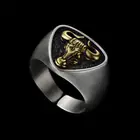 Винтажные кольца амулет викинга руны для мужчин рок локомотив Панк ювелирные изделия в подарок