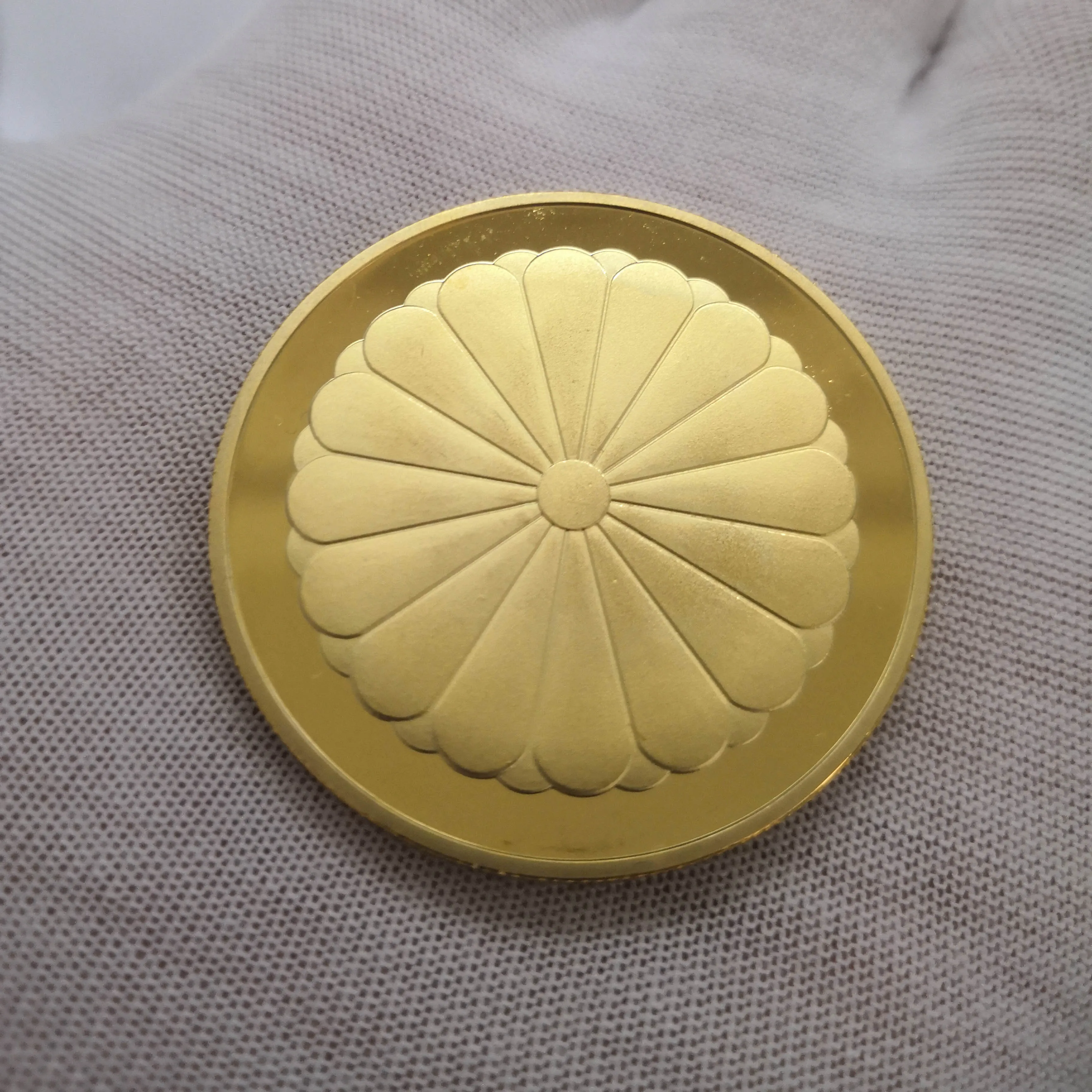 5 шт./10 шт. японские золотые монеты эмблема Феникса императорской хризантемы