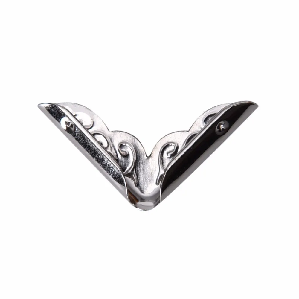 

12/24/48X Decorative Antique Jewelry Gift Box Wooden Case Book Scrapbooking Photo Albums Menus Folders Collar Corner Protector