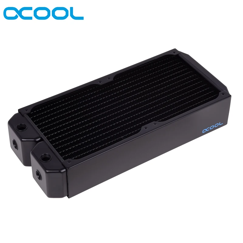 Alphacool UT60 медный радиатор, 140 мм, 280 мм, 420 мм, 560 мм толщиной 60 мм, радиатор водяного охлаждения компьютера cooler master для 14 см вентилятора