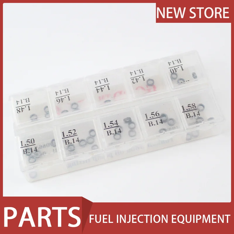 

Diesel common rail injector adjusting gasket B14 (size: 1.40mm-1.58mm) gasket 50 / set