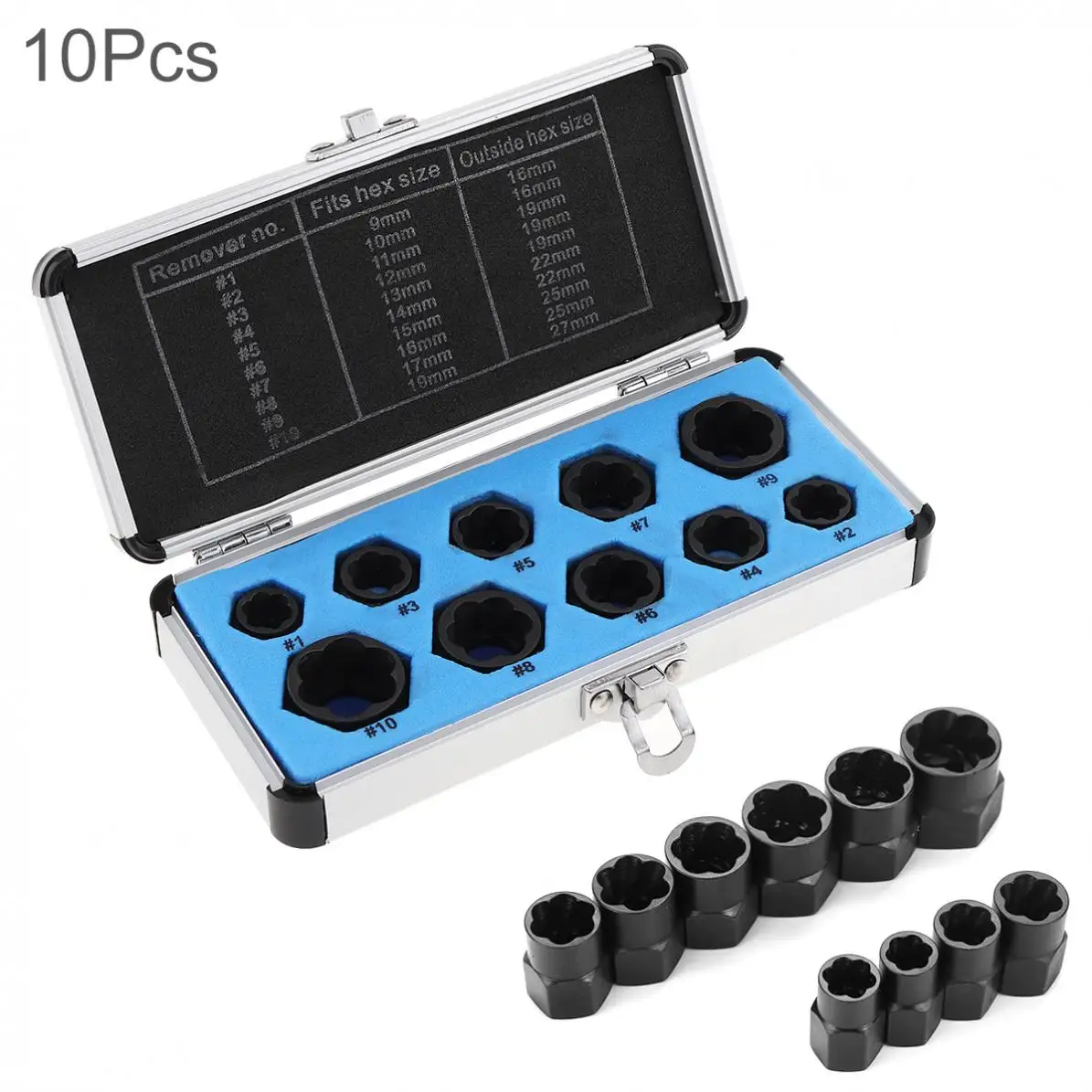 Набор инструментов для удаления винтов из хромированной ванадиевой стали