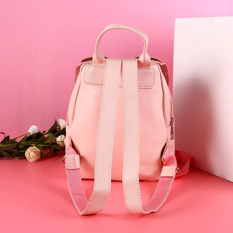 Cute cartoon kids book bag children student schoolbag women fashion casual mini backpack PU leather female Girls travel backpack