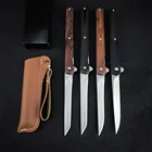 Карманный складной нож для повседневного использования с лезвием M390, ручка Enboy, мини-нож, уличные кемпинговые предметы, ножи, подарок, кожаный футляр