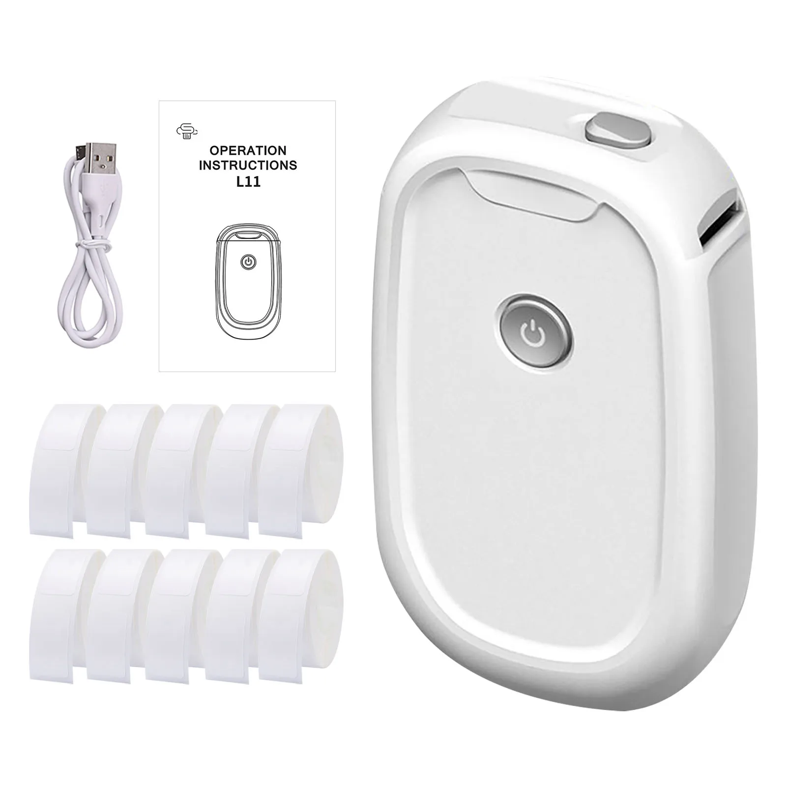 

Thermal Printing USB Rechargeable Compatible Durable Wireless With Paper Label Printer Fast Universal Mini Portable