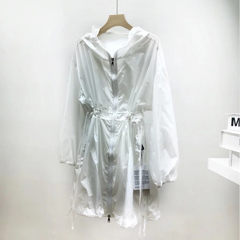 Свободная Солнцезащитная одежда ветровка женская с длинным рукавом новинка 2021