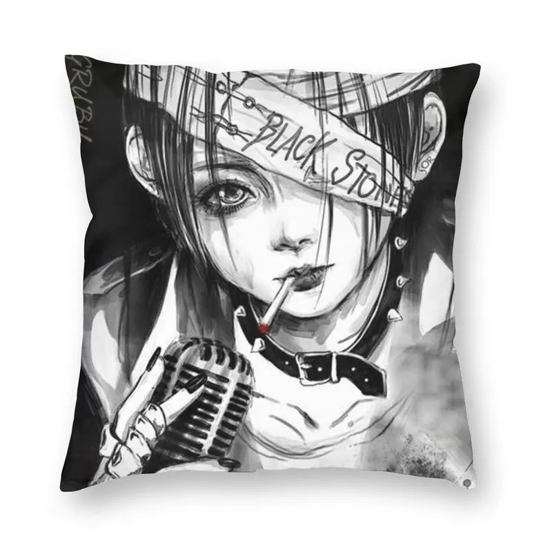 

Soft Manga Nana Osaki Throw Pillow Case Home Decor Custom Japan Anime Cushion Cover 40x40cm Pillowcover for Living Room