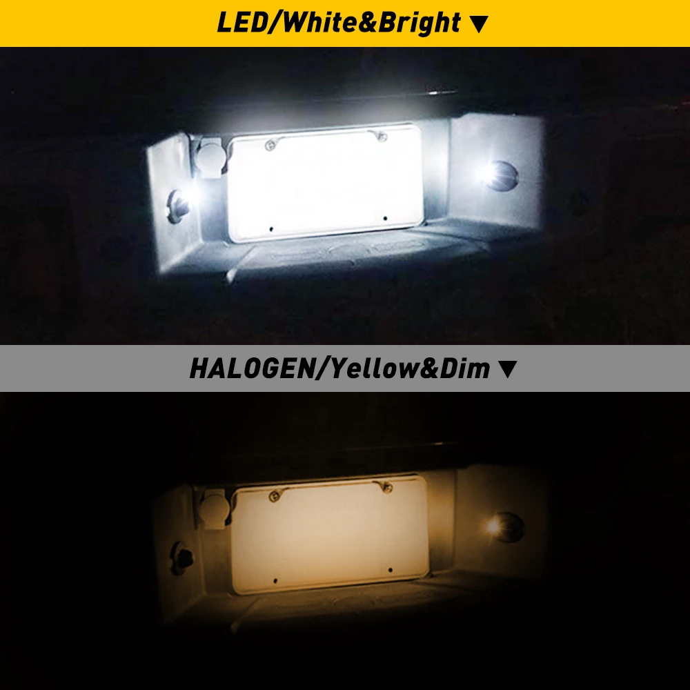 2 шт. светодиодные автомобильные лампы для номерного знака Ford F-150 Raptor 1990-2014 |