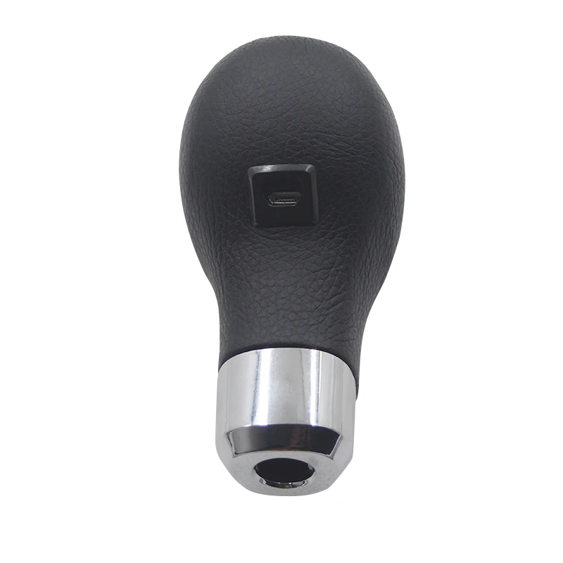 YOLU Универсальный крутой светодиодный рычаг переключения передач ручки переключения передач с красивым светодиодный светильник сенсорный датчик движения с серебряным ABS Chro