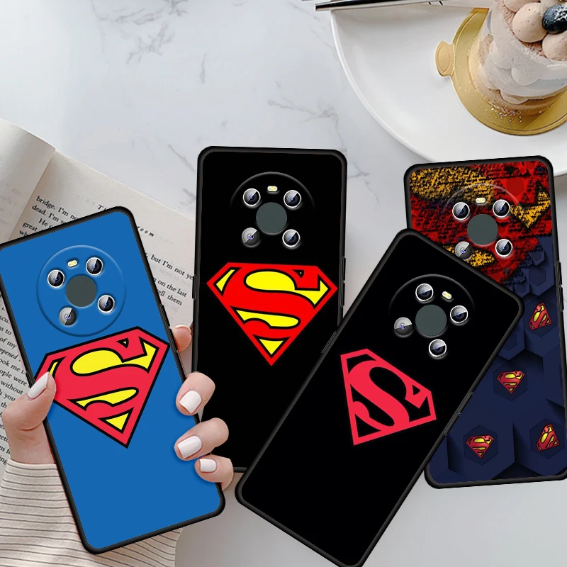 

Strong Hero Logo For Huawei Mate 40 30 10 20 X 5G RS Lite P Smart Pro Plus 2018 2019 2020 2021 Z S Black Phone Case