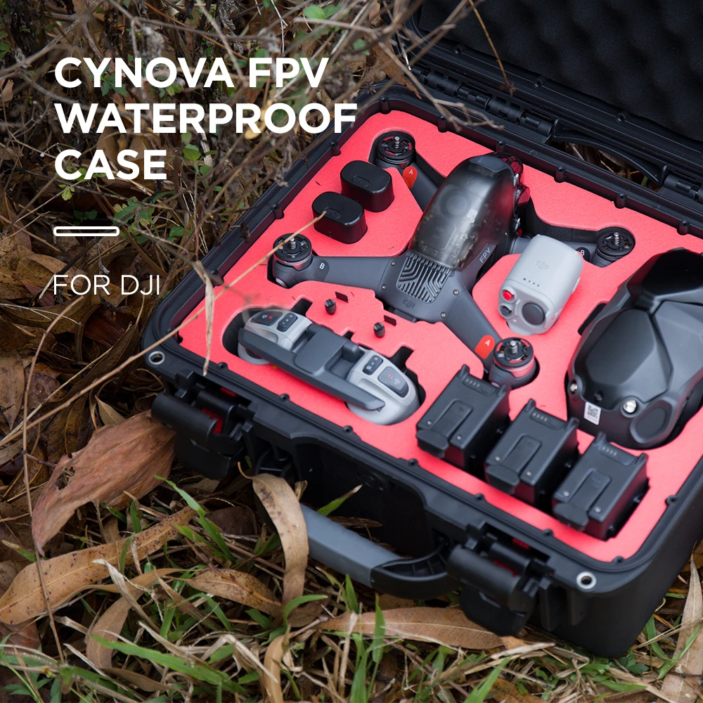 

Сумка для хранения CYNOVA Hardshell, водонепроницаемая защитная коробка, чехол для переноски DJI FPV Combo