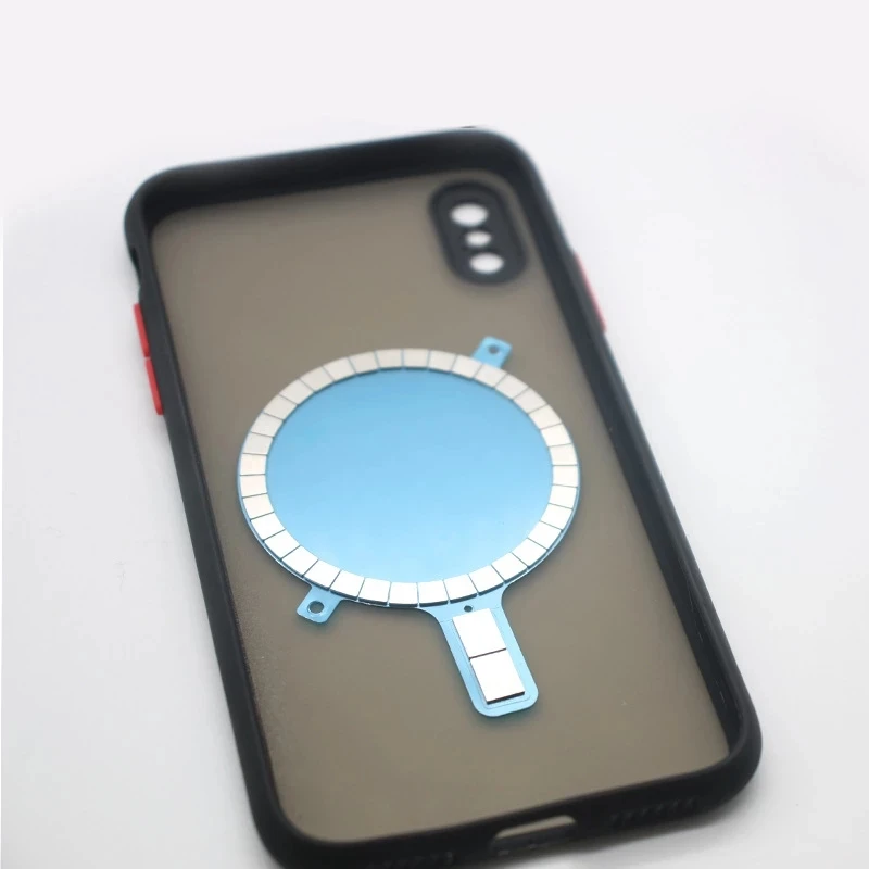 2 шт. беспроводной зарядки магнит для iPhone 12 11 мини Pro Max XS XR 8 мобильный телефон