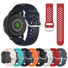 Ремешок спортивный 20 мм для Garmin Vivoactive 3 Music Forerunner 245 645 Vivomove HR, сменный силиконовый ремешок для наручных часов