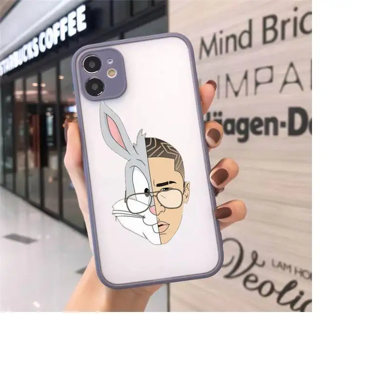 

Yo Perreo Sola Bad Bunny Maluma singer Phone Cases matte transparent For iphone 7 8 11 12 plus mini x xs xr pro max cover
