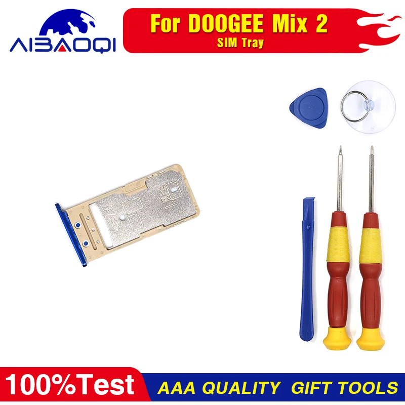 Держатель для сим-карт 100% оригинальный лоток со слотом сим-карты держатель Doogee Mix